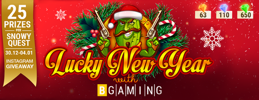 Winter holidays with BGaming: join Snowy Quest to get amazing New Year’s gifts