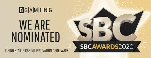 BGaming is shortlisted for the SBC Supplier awards