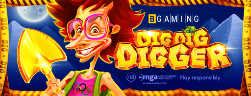 Grab all the gold in the Dig Dig Digger slot by BGaming!