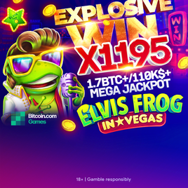 Elvis Frog Mega Jackpot!